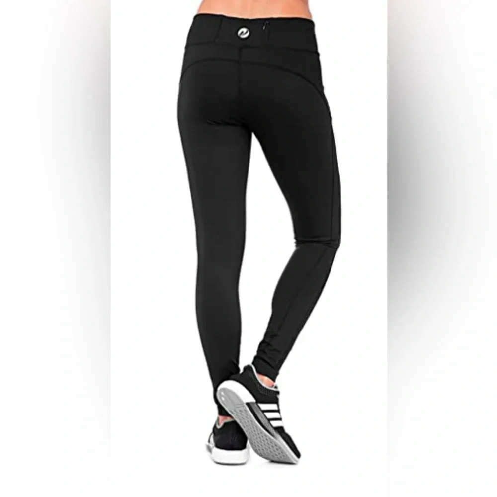 ❌SOLD❌ NWT [Levelwear] Indiana Hoosiers NCAA Team Logo Black Leggings Women’s M - Picture 3 of 12